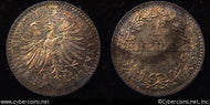 Frankfurt, 1866, 1 Kreuzer, UNC, KM367