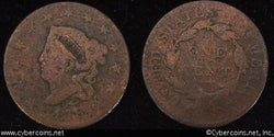 1818, G   Coronet Head Large Cent.