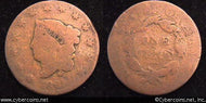 1825, AG  Coronet Head Large Cent