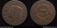 1827, AG  Coronet Head Large Cent