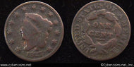 1827, G  Coronet Head Large Cent