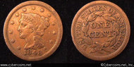1848, F   Braided Hair Large Cent.