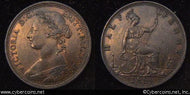 Great Britain, 1889,  1/2 penny, AU, KM754