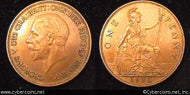 Great Britain, 1930,  1 penny,   XF, KM838