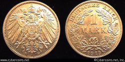 Germany, 1915D, 1 mark, UNC, KM14