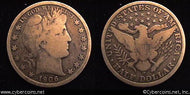 1906-O Barber Half Dollar, Grade= VG10