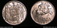 Spain, 1941, 10 Centimos, UNC, KM766