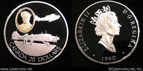 Twenty Dollar, 1990, KM173, Proof