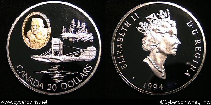 Twenty Dollar, 1994, KM246, Proof