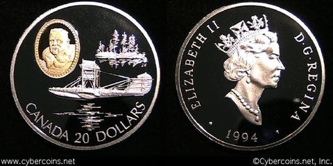 Twenty Dollar, 1994, KM246, Proof