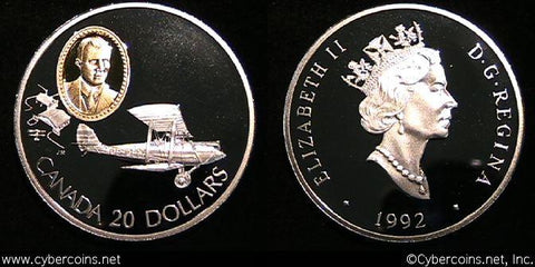 Twenty Dollar, 1992, KM225, Proof