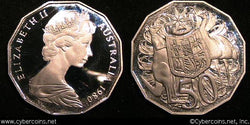 Australia, 1980,  50 cents, Proof, KM68