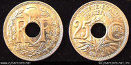 France, 1914, 25 Centimes, AU, KM867