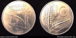 Italy, 1952, 10 lire, UNC, KM93 - Some luster
