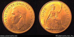Great Britain, 1948,  1 penny,   UNC, KM845