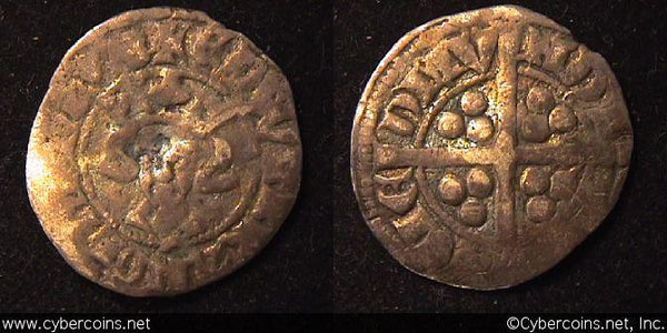 Great Britain,1272-1307 - silver Penny of Edward I "Longshanks" - VF - S #1394