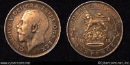 Great Britain, 1918,  6 pence,  AU, KM815
