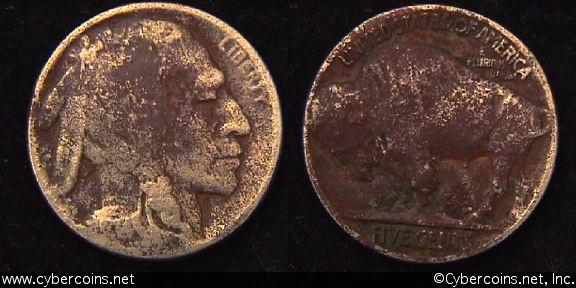 1914 Buffalo Nickel, Grade= F