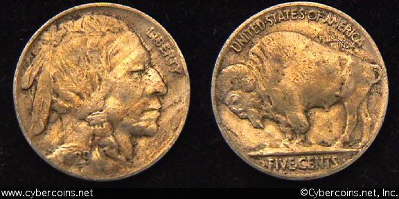 1929 Buffalo Nickel, Grade= XF