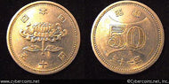 Japan, 1956, AU, Y75 - 50 yen - nic...