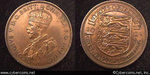 Jersey, 1923, AU, KM14 - 1/12 shilling -