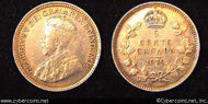 1919, Canada 5 cent, KM22, XF/AU. Nice