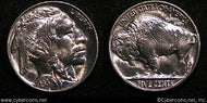 1937 Buffalo Nickel, Grade= MS64