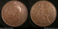 Great Britain, 1931, 1 penny,  XF/AU, KM838