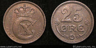 Denmark, 1921,  25 ore, AU - KM815.2a