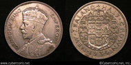 New Zealand, 1934, 1/2 crown, VF, KM5