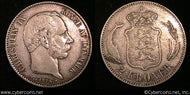 Denmark, 1876,  2 Krone, KM798.1, VF