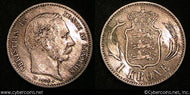 Denmark, 1876,  Krone, KM797.1, VF