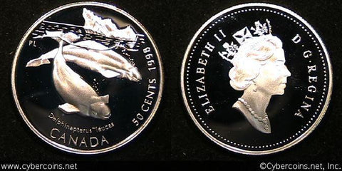 1998, Canada 50 cent, KM320, Proof.