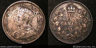 1915, Canada 10 cent, KM23, XF - speckled