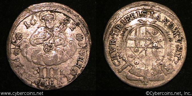 Germany/Trier, 1622, 3 Albus, KM56, VF -