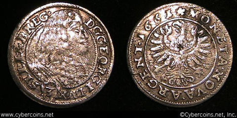 Germany/Silesia-Liegnitz-Brieg, 1661, 3