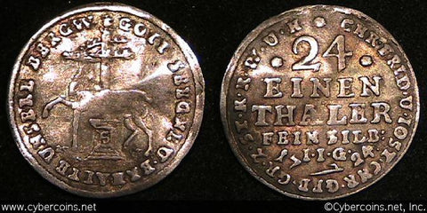 Germany/Stolberg-Stolberg, 1724IIG, 1/24