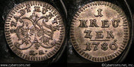 Germany/Nurnberg, 1786, Kreuzer, KM375