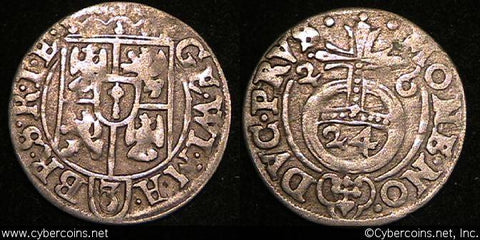 Germany/Brandenburg, 1626, 1/24 thaler,