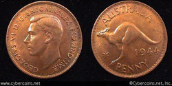 Australia, 1944(p),   1 penny,  UNC, KM36