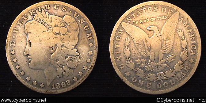 1882 O/S  Morgan Dollar, G   VAM 3 TOP 100