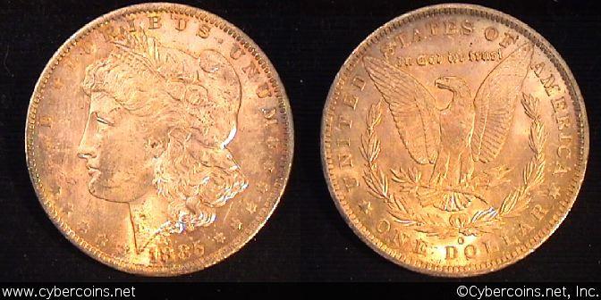 1885 O  Morgan Dollar, MS63