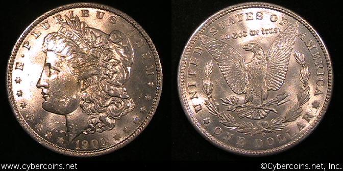 1900 O  Morgan Dollar, MS63
