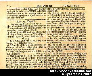 Gun Wad Bible leaf, printed in 1776, 1 page, about 10x7.5 inches. Condition is e