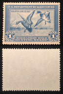 RW1 Duck Hunting Stamp. Mint, no gum.