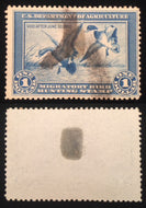 RW1 Duck Hunting Stamp. Used