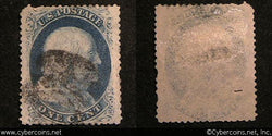US #24 1 Cent Franklin - Used - most details