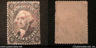 US #36b 12 Cent Washington - Used - light red