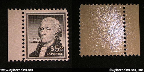 US #1053 5 Dollar Hamilton - Mint - NH -