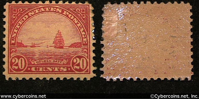 US #567 20 Cent Golden Gate - Mint - not